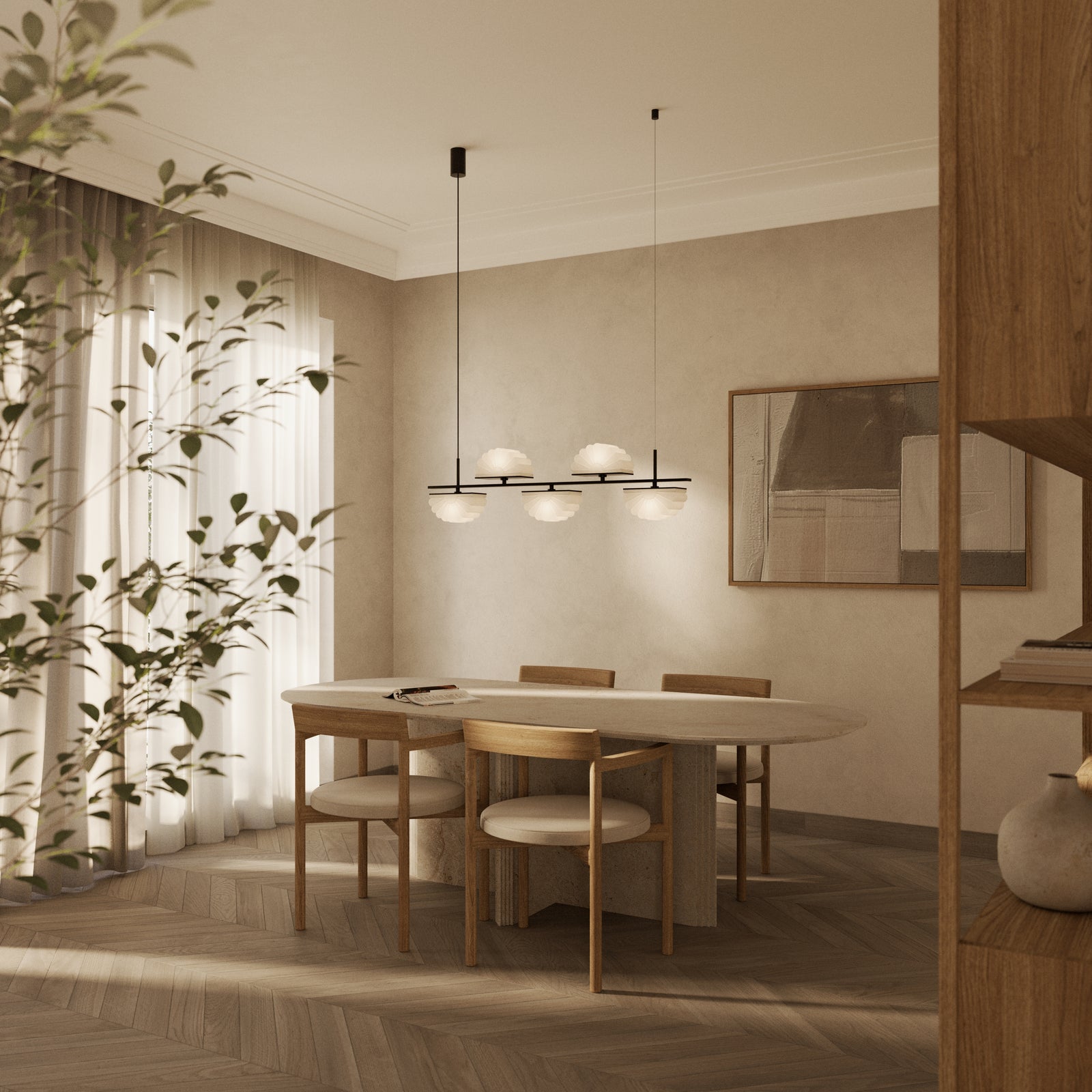 GINA - Designer Pepe Fornas - 5er Pendelleuchte - Aromas del Campo