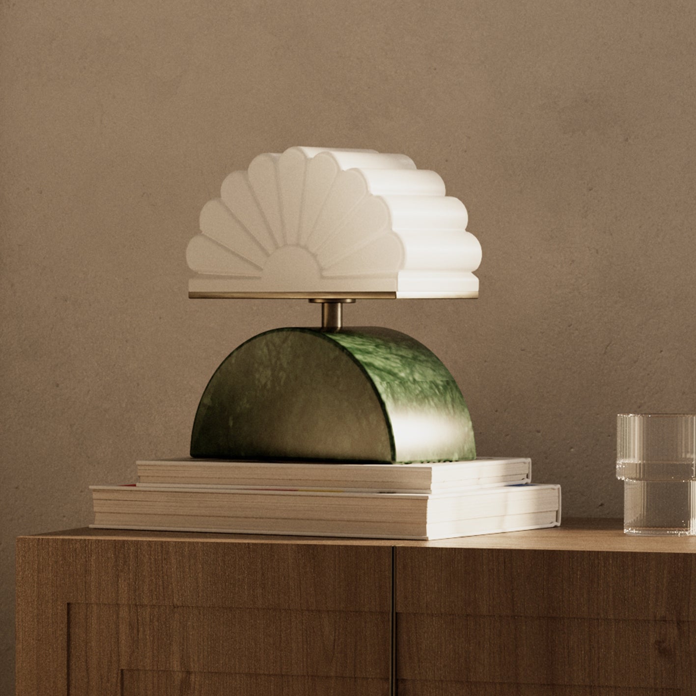 GINA - Designer Pepe Fornas - Tischleuchte mit Marmorfuß - Aromas del Campo