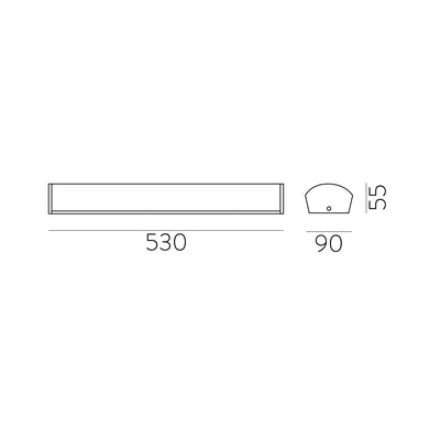 LED-Wandleuchten Serie ALTO - IP44, Lichtfarbe einstellbar