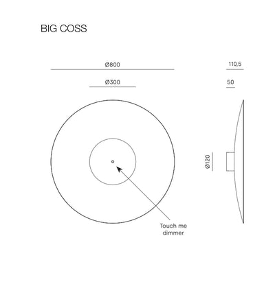 BIG COSS - Designed by AC Studio - LED-Wandleuchte - Aromas del Campo