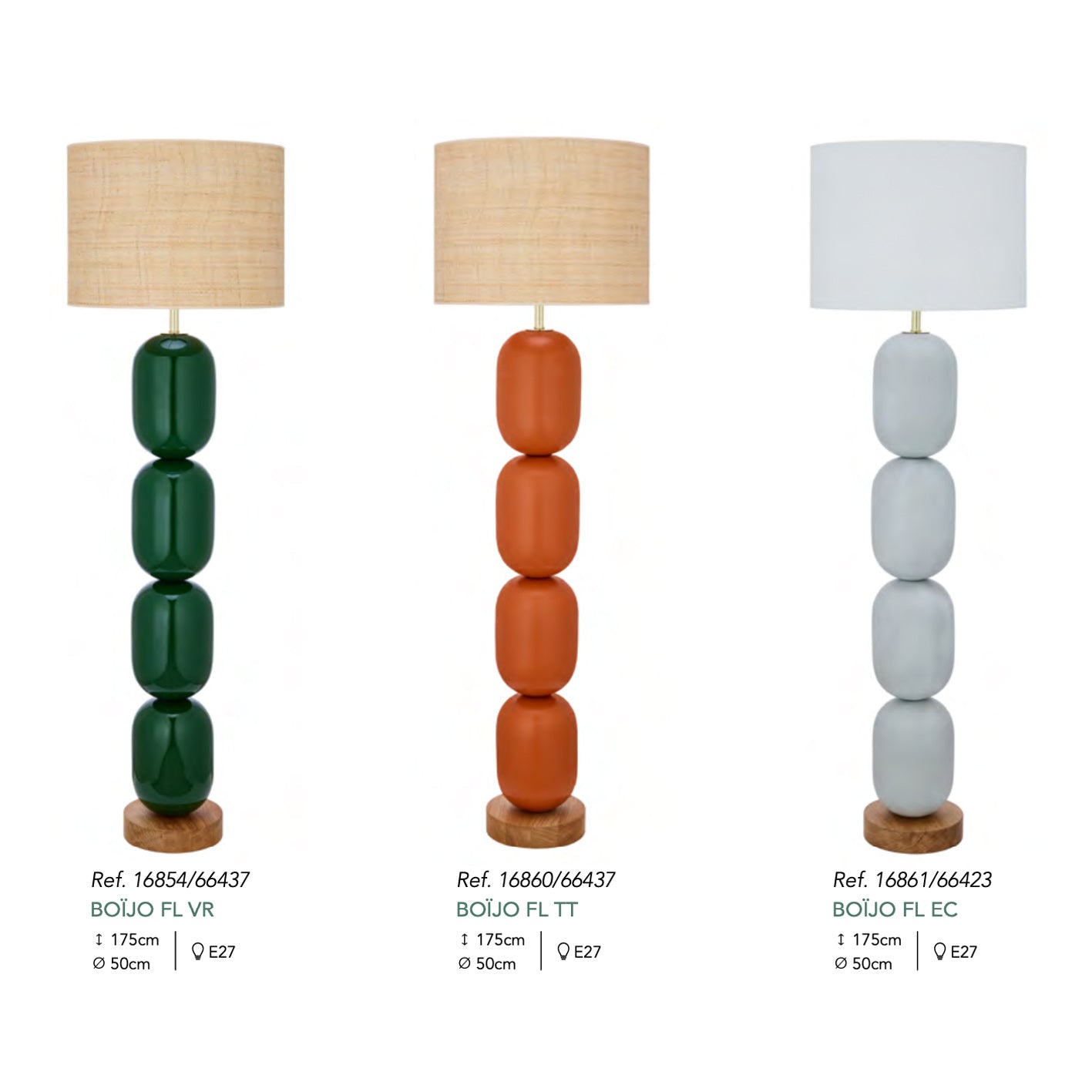 BOiJO vierfach in 4 Farben - Stehleuchten - envy lighting