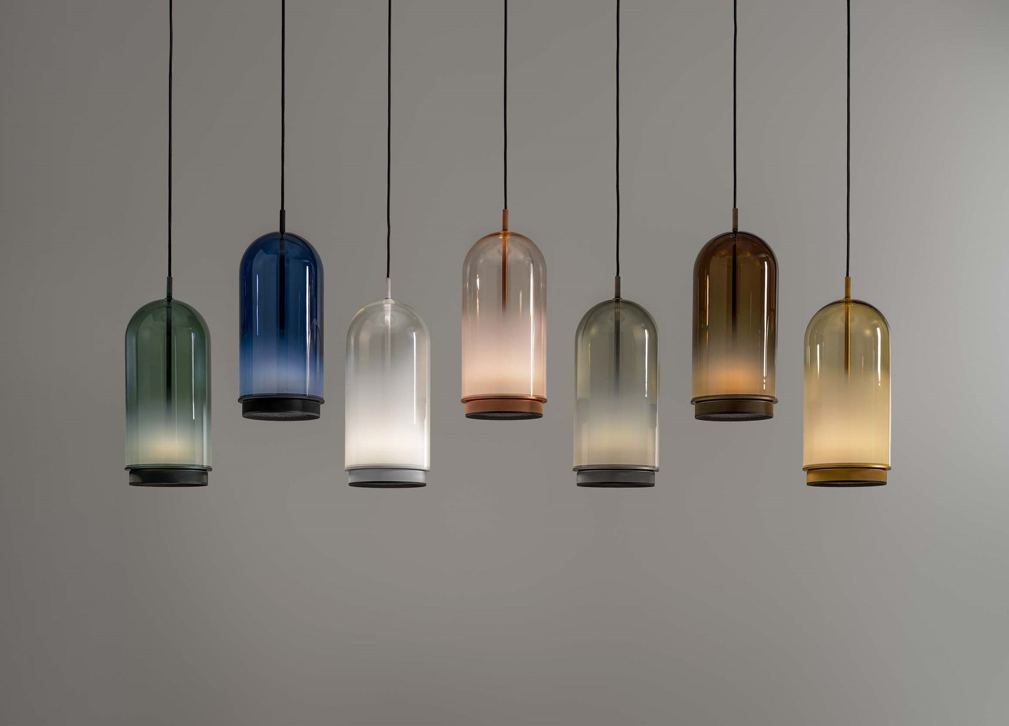 CURUBA LED-Pendelleuchte in 6 Farben von OLEV - designed by Andrea Lanaro