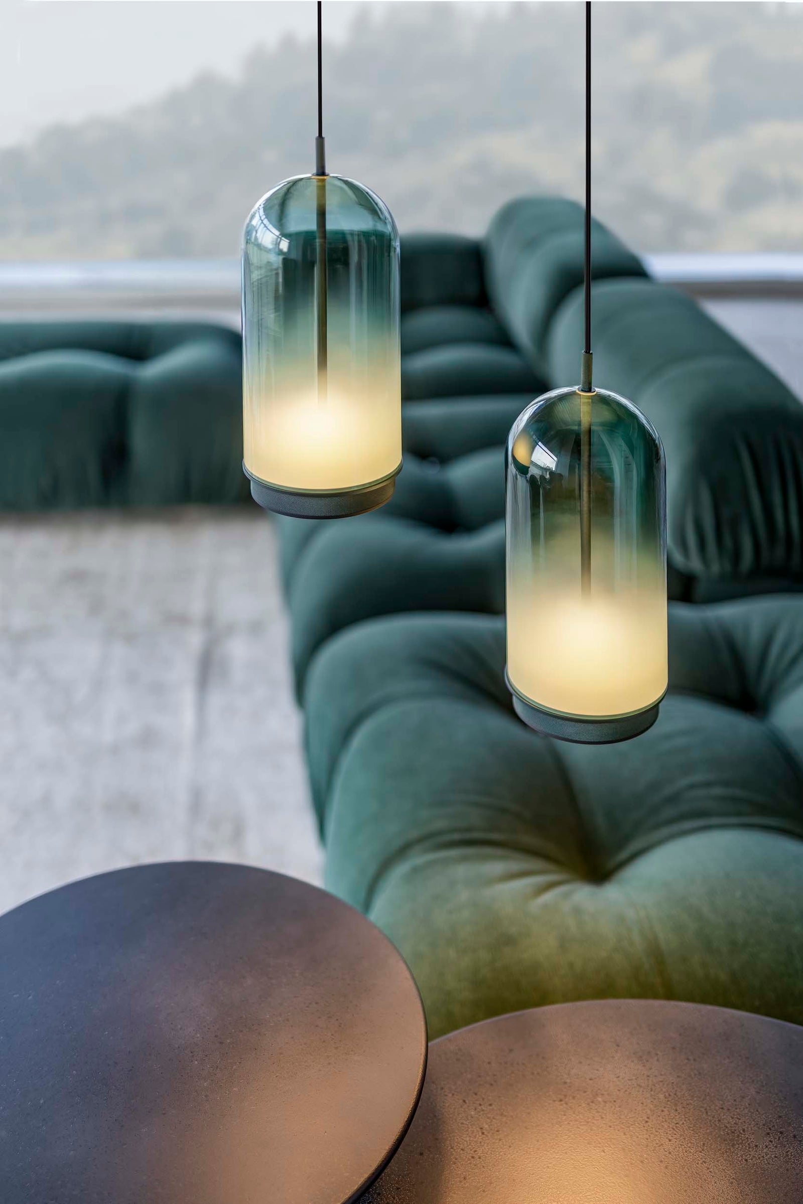 CURUBA LED-Pendelleuchte in 6 Farben von OLEV - designed by Andrea Lanaro