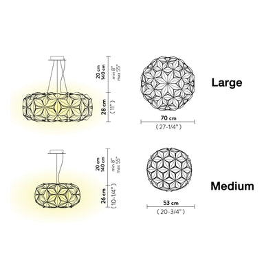 C'est la Vie Pendelleuchten Slamp Zeichung