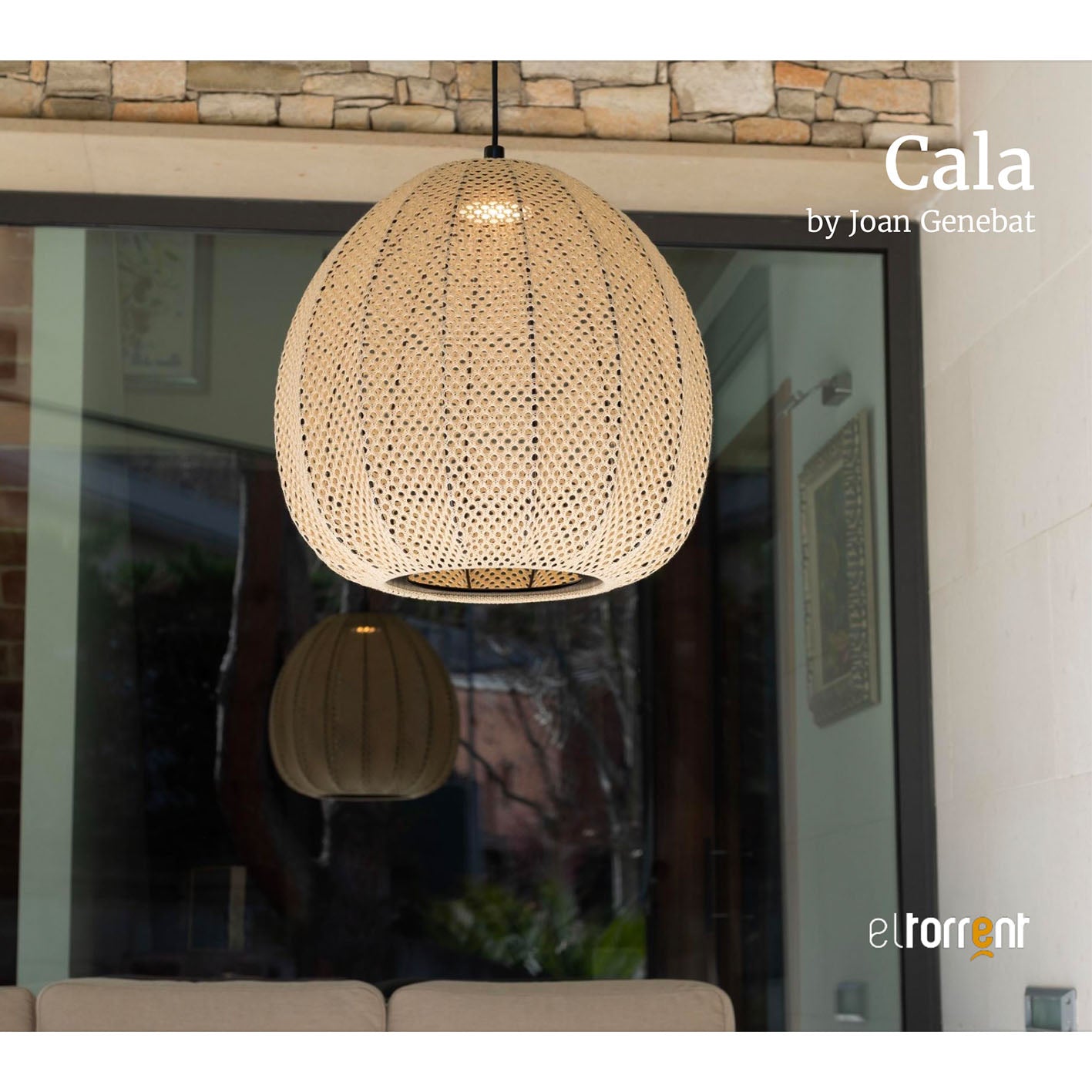 CALA Outdoor LED-Pendelleuchte 51 cm - IP54 - CA.S151 - Designed by Joan Genebat - el torrent