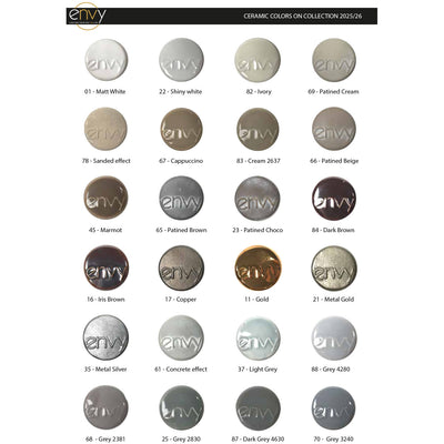 BILBA Metallicfarben dreifach mit kurzem Schirm - Tischleuchten - envy lighting