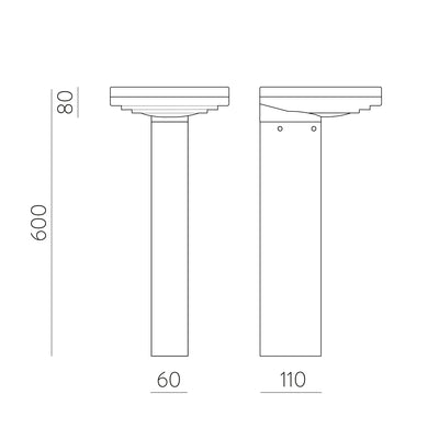 Outdoor LED-Wegeleuchte GLOW Solar - IP65