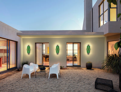 Koord LED-Wandleuchte outdoor - groß KD.W107.016 - Designer Eloy Puig - el torrent