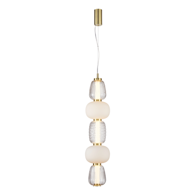 CARO - LED-Glasleuchte long, gold