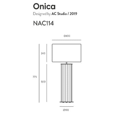 ONICA viele Farben - Design AC Studio - LED-Tischleuchte - Aromas del Campo