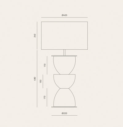 METRIC tile - Design AC Studio - LED-Tischleuchte - Aromas del Campo