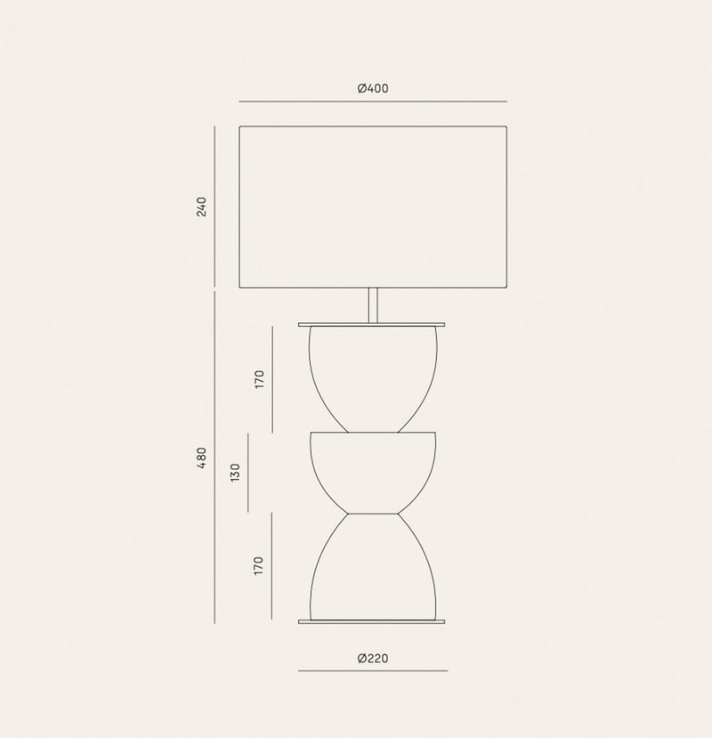 METRIC tile - Design AC Studio - LED-Tischleuchte - Aromas del Campo