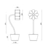 FLOW - Design Pepe Fornas - Tischleuchte - Aromas del Campo