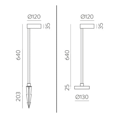 Outdoor LED-Wegeleuchte SKAG - IP65