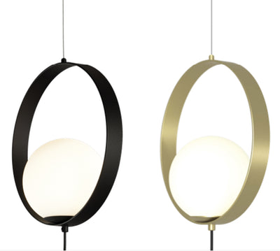 LED Pendelleuchte LAHO 4fach, gold