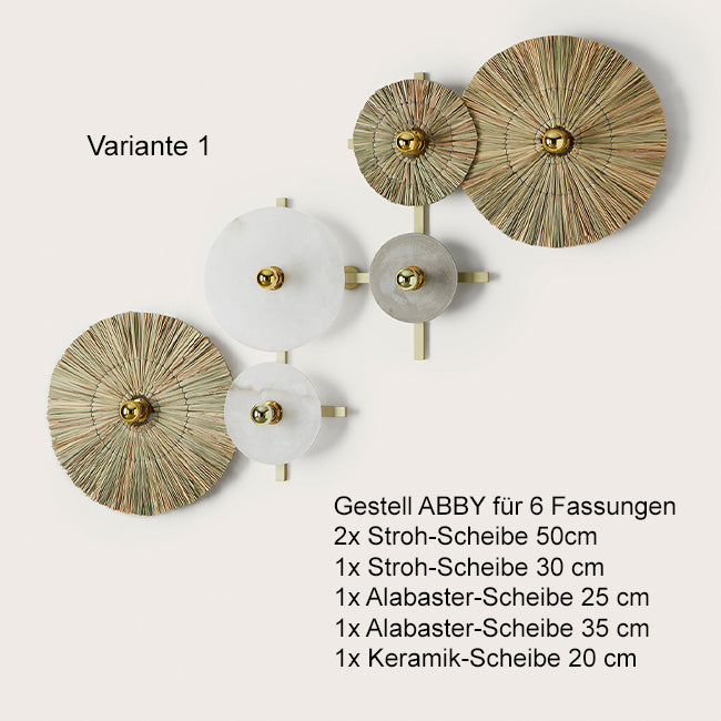 ABBY 6fach - Variante 1 - Designer AC Studio - Wandleuchte - Aromas del Campo