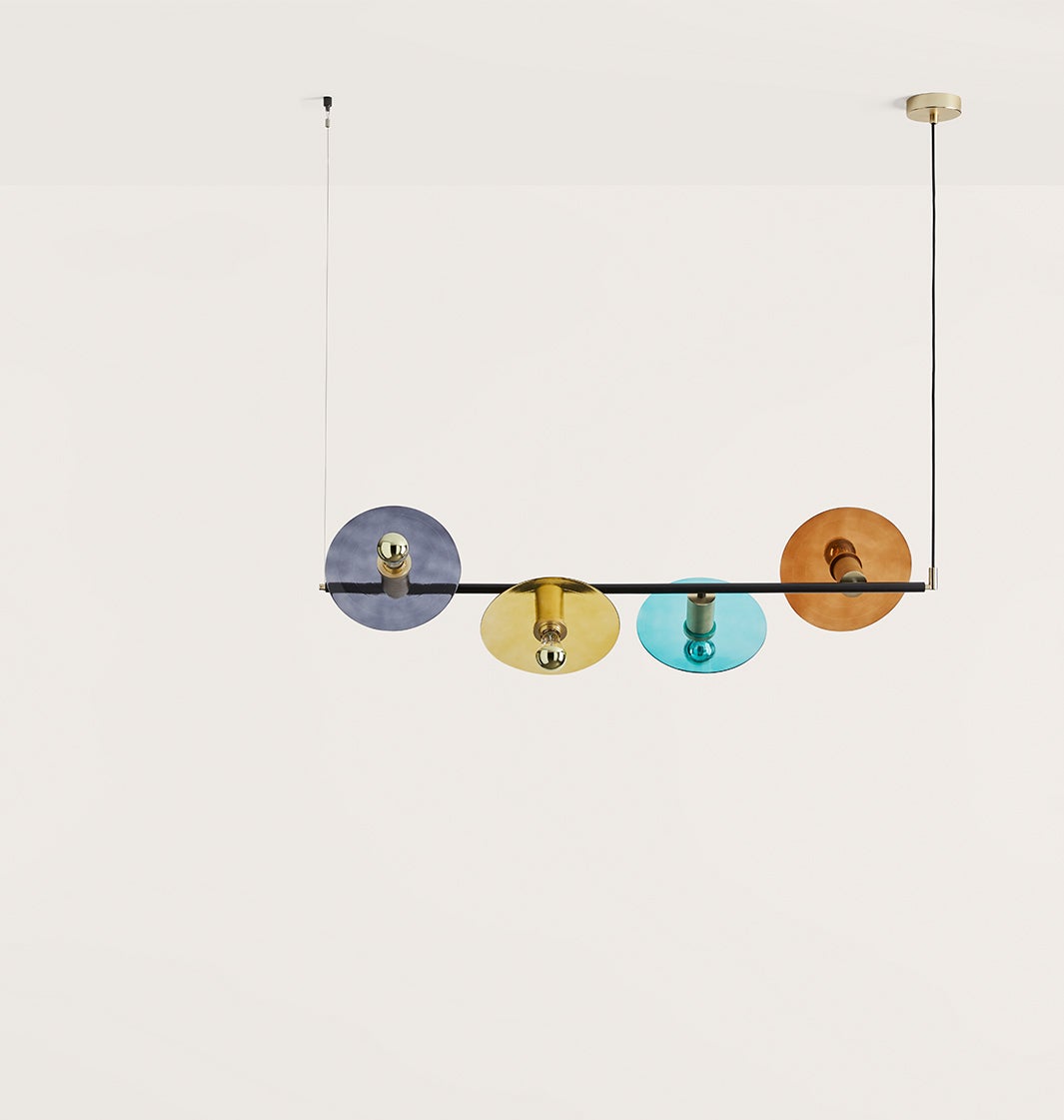 OHLALA black + Glasscheiben - Designed by AC Studios - Pendelleuchte - Aromas del Campo