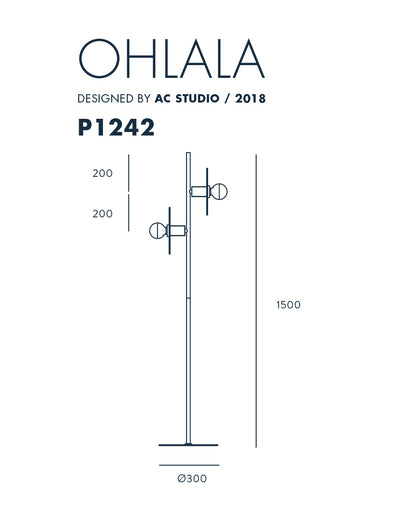 OHLALA mit Alabaster - Designed by AC Studio - Stehleuchte - Aromas del Campo