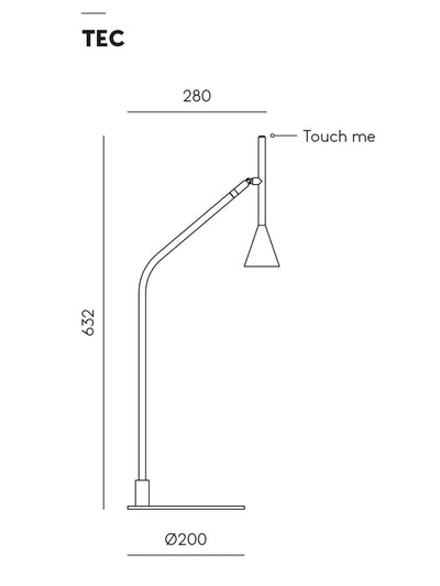 LYB - Designer Pepe Fornas - LED-Tischleuchte Touch Dimm - Aromas del Campo