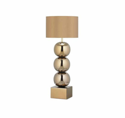 Bilba Metall dreifach mit kurzem Schirm - Tischleuchten - envy lighting