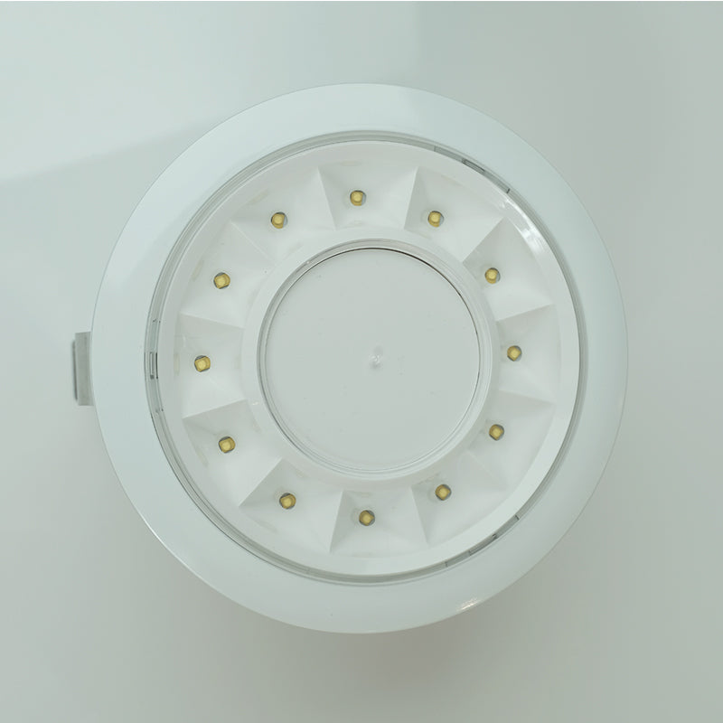 Edle weiße Einbaudownlights / medium  - D 14,5 cm - Luxillo