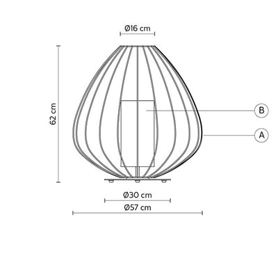 CELL Boden Outdoor / Bad in bronze - Designer Mateo Ugolini von Karman